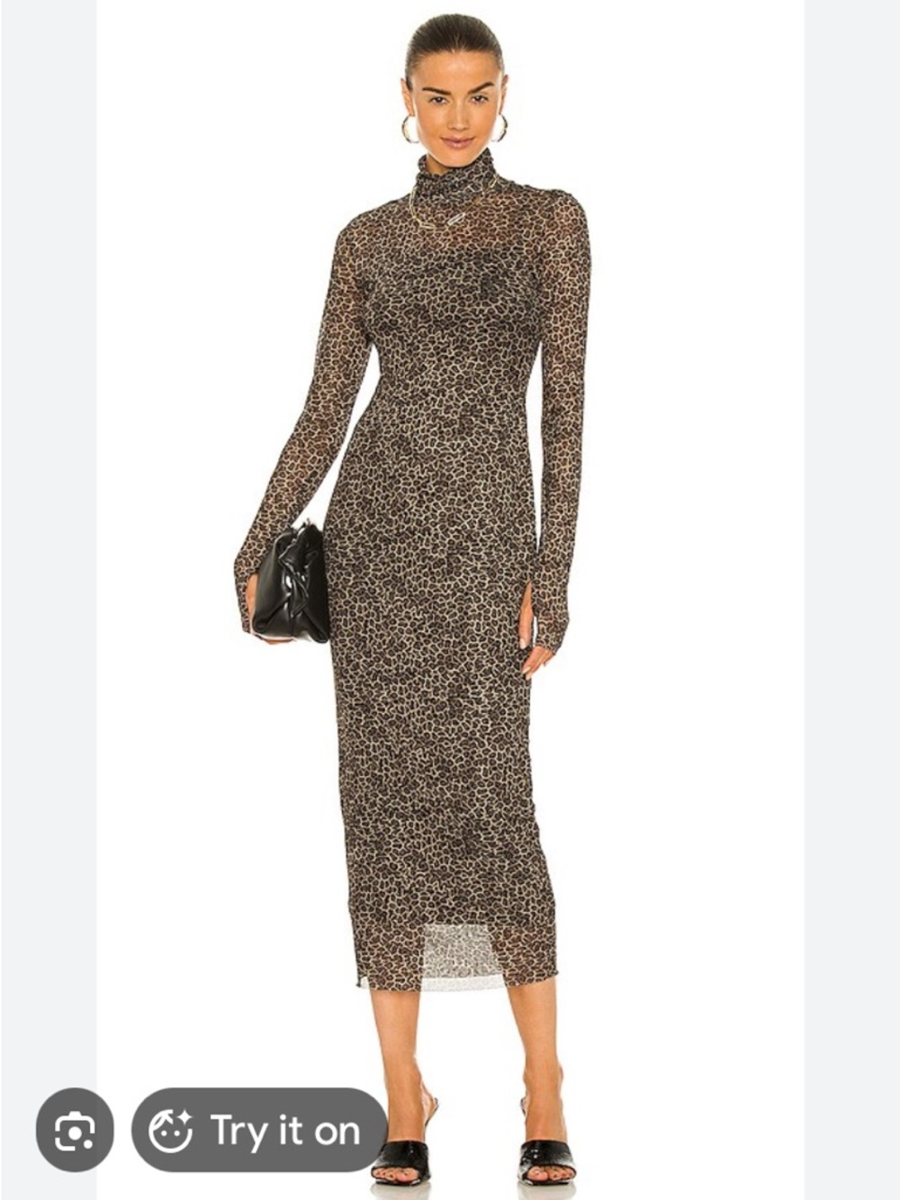 AFRM Shailene Leopard Dress